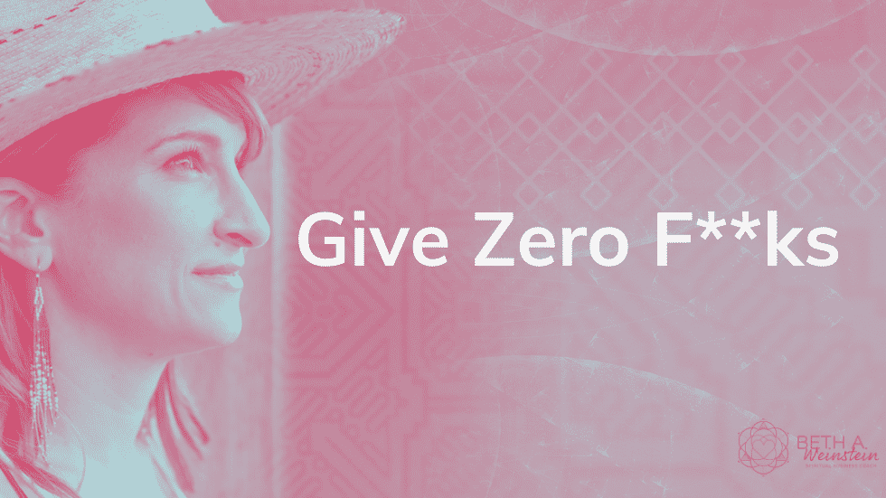 Give Zero F***s
